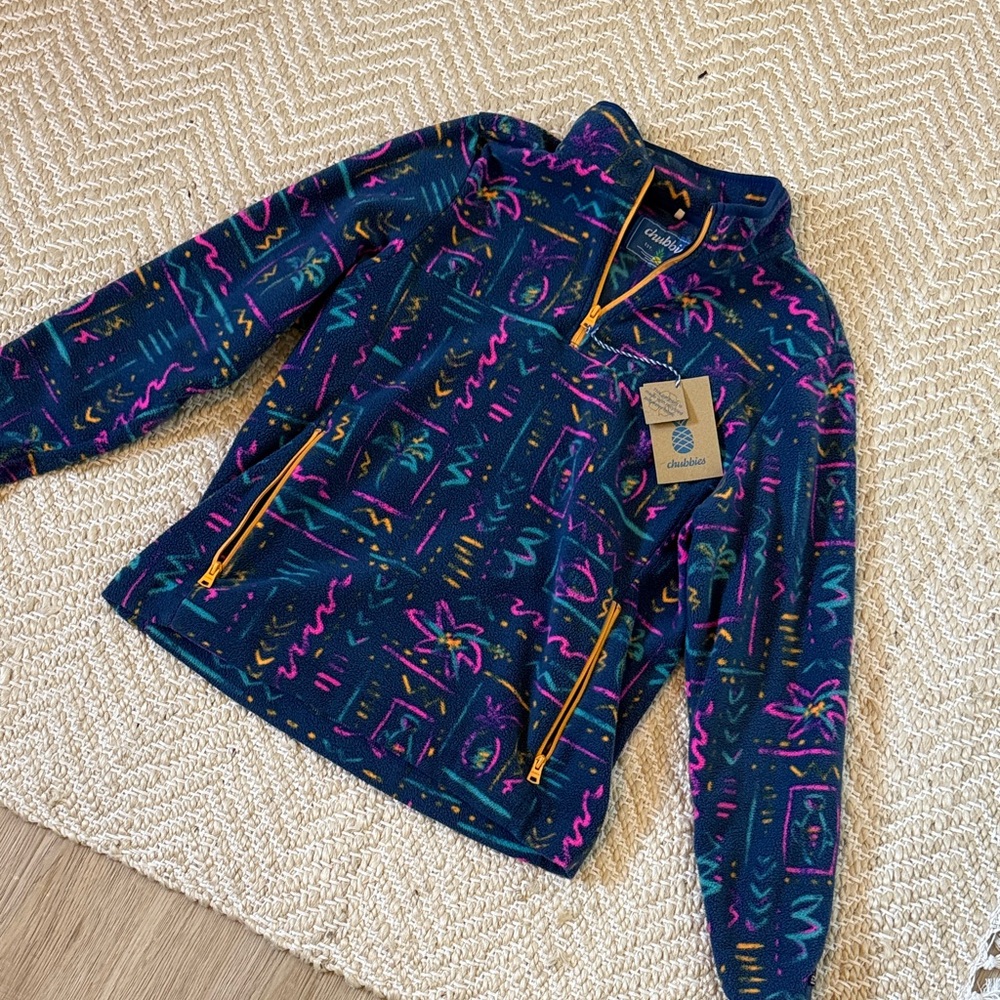 Chubbies The Chill Vibe Quarter Zip Sweatshirt